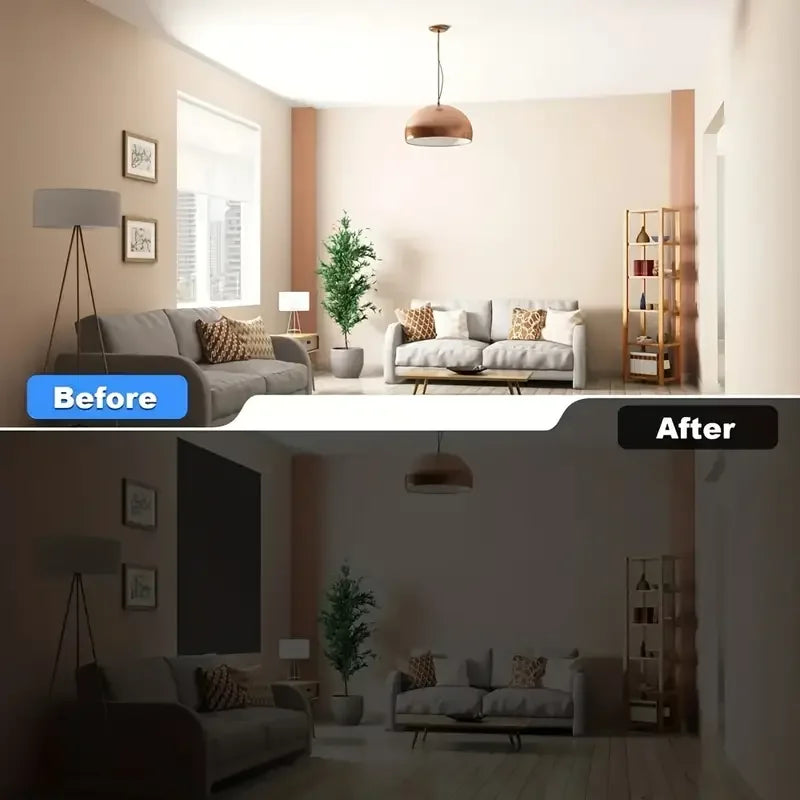 95-98% Blackout Curtain DIY Portable Travel Removable Blocking Darkest Window Film Cloth Self-adhesive Window Shades