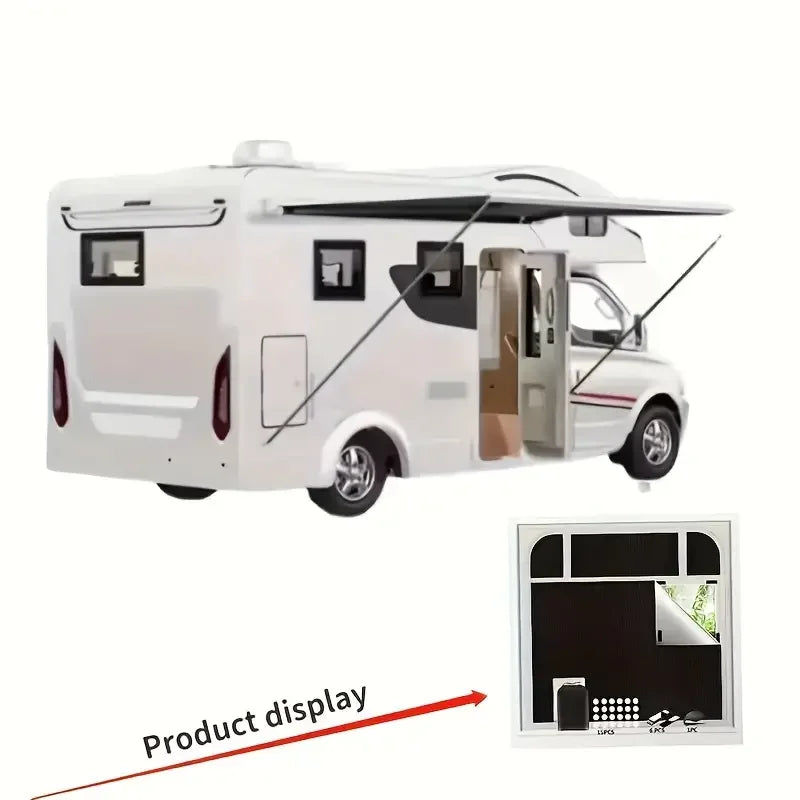 95-98% Blackout Curtain DIY Portable Travel Removable Blocking Darkest Window Film Cloth Self-adhesive Window Shades