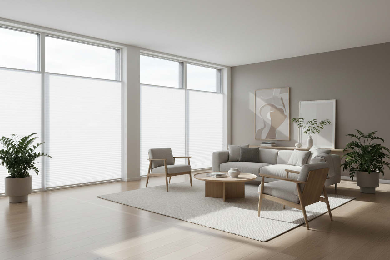 Soggiorno moderno con DualShade